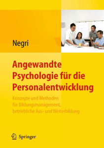 DOWNLOAD Angewandte Psychologie für die Personalentwicklung Konzepte und Methoden für 