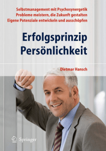 DOWNLOAD Erfolgsprinzip Persönlichkeit Selbstmanagement mit Psychosynergetik  