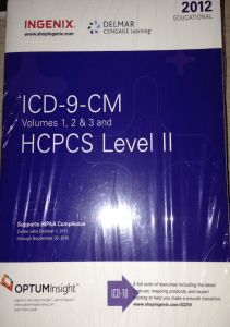 BOOK 2012 Educational ICD 9 CM Volume 1 2 3 and HCPCS Level II