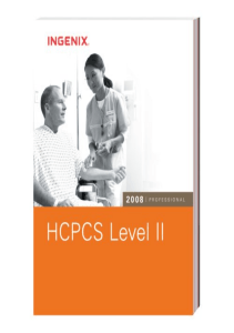 EBOOK HCPCS Level II Professional 2008 HCPCS Level II Professional 