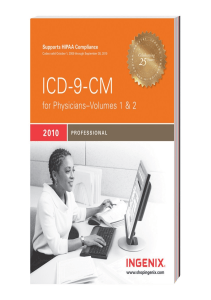 BOOK ICD 9 CM 2010 Professional for Physicians 1 2 PHYSICIAN S ICD 9 CM 