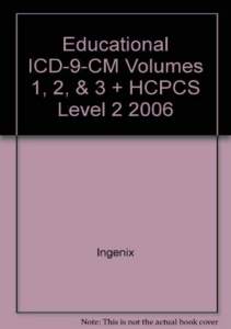 BOOKS 2006 Educational ICD 9 CM Volumes 1 2  3 HCPCS Level II