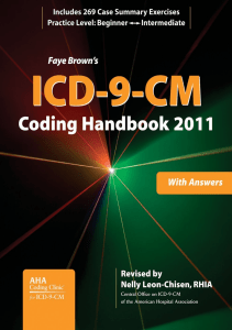 DOWNLOAD ICD 9 CM Coding Handbook With Answers 2011 Revised Edition ICD 9 CM CODING 