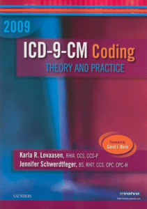 READ ICD 9 CM Coding 2009 Edition Theory and Practice