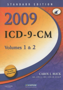 BOOKS 2009 ICD 9 CM Volumes 1 and 2 Standard Edition