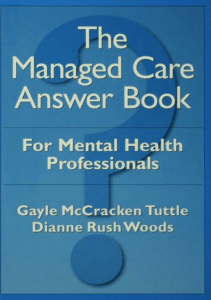 BOOK The Managed Care Answer Book