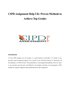 CIPD Assignment Help UK