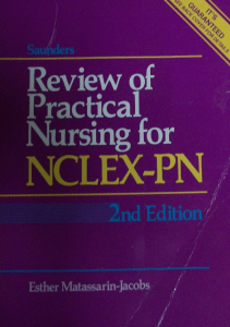 DOWNLOAD Saunders Review of Practical Nursing for Nclex Pn