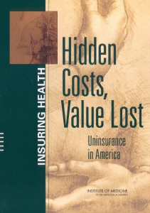 DOWNLOAD Hidden Costs Value Lost Uninsurance in America