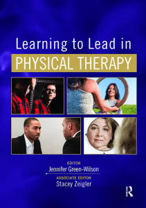 EBOOK Learning to Lead in Physical Therapy