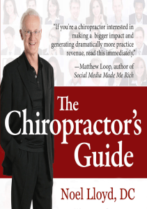 BOOK The Chiropractor s Guide 56 Proven Ways to Help More People Have More Fun and 