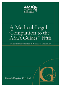 READ A Medical Legal Companion to the AMA Guides Fifth