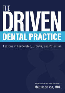 BOOK The Driven Dental Practice Lessons in Leadership Growth and Potential