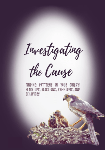 BOOK Investigating the Cause Recording Your Child s Flare Ups Reactions Symptoms 