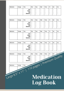 EBOOK Medication Log Book 52 Week Daily Personal Medication Administration Planner 