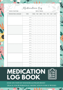 READ Medication Log Book 52 Week Daily Medicine Tracker  Pill Organizer Checklist 