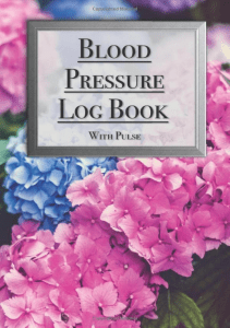 BOOKS Blood Pressure Log Book with Heart Rate  Record Monitor and Log at Home for 