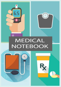 DOWNLOAD Medical Notebook Track Your Weight Medications Blood Pressure and Blood 