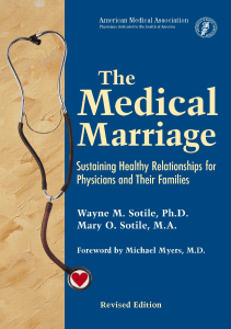 DOWNLOAD The Medical Marriage Sustaining Healthy Relationships for Physicians and 