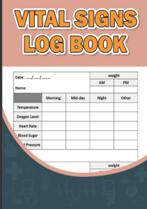 BOOKS Vital Signs Log Book Personal Health Record Keeper And Logbook Vital Signs Log 