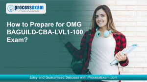 How to Prepare for OMG BAGUILD-CBA-LVL1-100 Exam