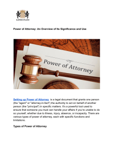 Power of Attorney  An Overview of Its Significance and Use (1)