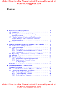 E BOOK Adaptive Agricultural Practices Building Resilience in a Changing Climate (SpringerBriefs in Environmental Science) 1st ed. 2020 Edition by Pradeep Kumar Dubey , Gopal Shankar Singh , Purus