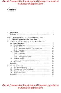 E BOOK Agricultural Supply Chains, Growth and Poverty in Sub-Saharan Africa Market Structure, Farm Constraints and Grass-root Institutions (Advances in African Economic, Social and Political Devel