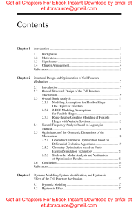 E BOOK Autonomous Positioning of Piezoactuated Mechanism for Biological Cell Puncture Autonomous Systems and Applications 1st Edition by Mingyang Xie , Shengdong Yu