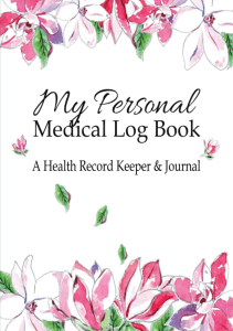 READ My Personal Medical Log Book  A Health Record Keeper Journal Simple  