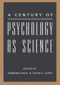 BOOK A Century of Psychology As Science