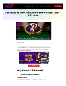 Get Ready to Play Jili Rummy and Win Real Cash – Join Now!