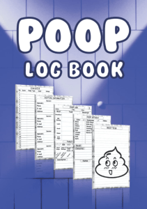 BOOKS Poop Log Book Daily Poo Information and Details Record Book Diary Stool and 