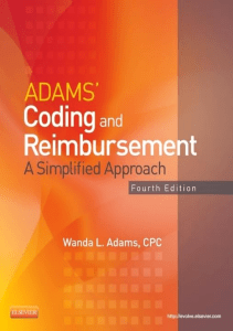 BOOK Adams Coding and Reimbursement A Simplified Approach