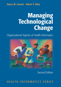 EBOOK Managing Technological Change Organizational Aspects of Health Informatics