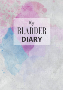 BOOKS My Bladder Diary A 120 day log book for tracking fluid intake and urine output 