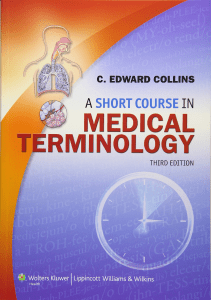 EBOOK A Short Course in Medical Terminology