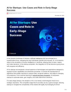 solulab.com-AI for Startups Use Cases and Role in Early-Stage Success (1)
