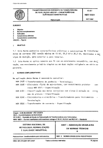 NBR 10021 PB 1310 - Transformador de corrente de tensao maxima de 15 kV 24 2 kV e 36 2 kV - Carac