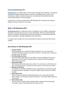 Download GB WhatsApp APK