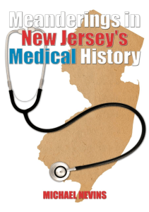 BOOKS Meanderings In New Jersey s Medical History