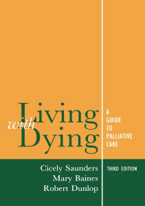 BOOKS Living with Dying A Guide for Palliative Care Oxford Medical Publications 