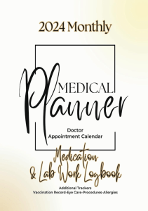 BOOK 2024 Monthly Medical Planner Doctor Appointment Calendar