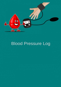 DOWNLOAD Blood Pressure Log Weekly Health Tracker to Record Your Daily BP Weight and 