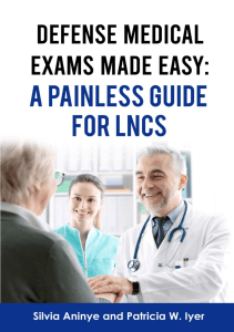 EBOOK Defense Medical Exams Made Easy A Painless Guide for LNCs