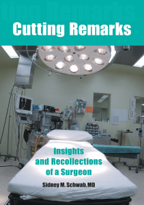 EBOOK Cutting Remarks Insights and Recollections of a Surgeon