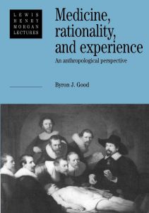 BOOKS Medicine Rationality and Experience An Anthropological Perspective Lewis 