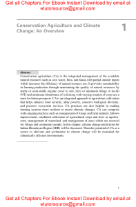 E BOOK Conservation Agriculture An Approach to Combat Climate Change in Indian Himalaya 1st ed. 2016 Edition by Jaideep Kumar Bisht, Vijay Singh Meena , Pankaj Kumar Mishra , Arunava Pattanayak