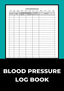 DOWNLOAD Blood Pressure Log Book Blood Pressure Record Log To Monitor and Track Blood 