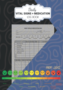 DOWNLOAD Daily Vital Signs and Medication Log book A Perfect Health Tracker for 